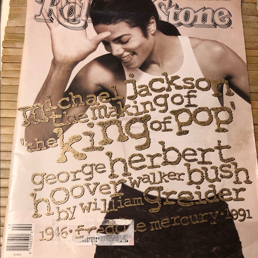 set of 2 1992 ROLLING STONE ISSUE 621 JAN 9 & 2009 MENS QUARTERLY G Q MAGAZINES - Picture 2 of 16